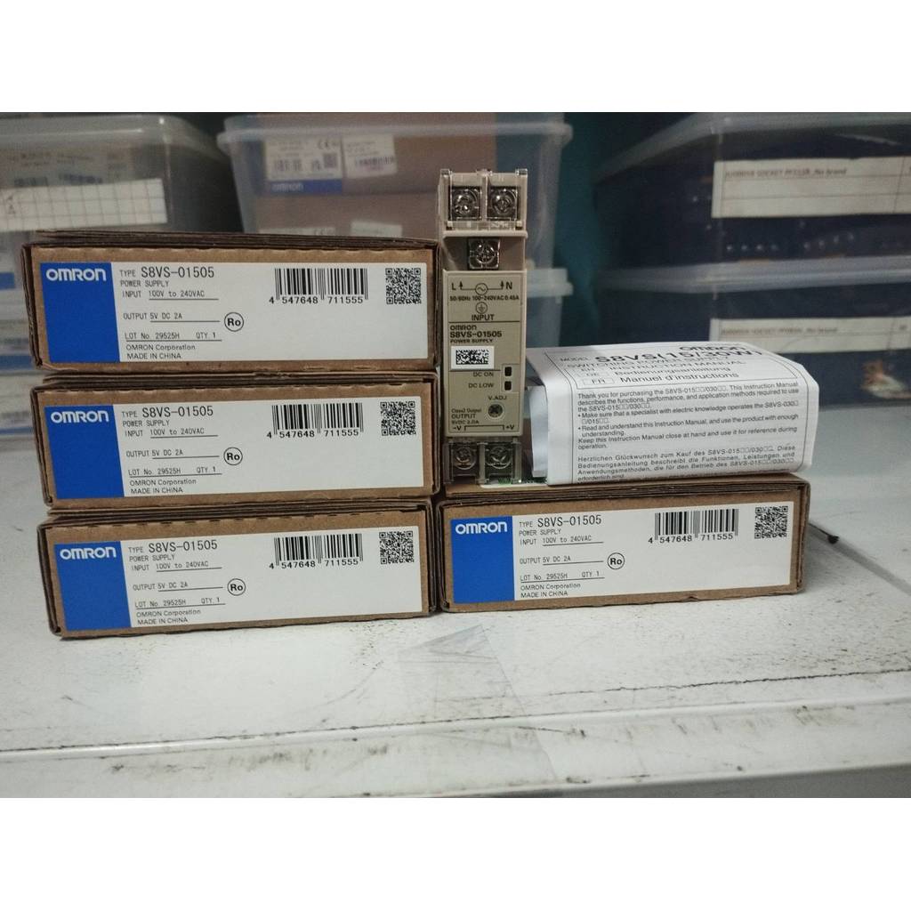 Power Supply omron  S8VS-01505, 5V dc, 2A, 15W, 1 Output, 100 → 240V