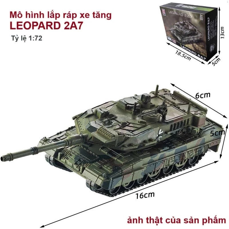 LEOPARD 2A7 M1A2 T90 ประกอบถังเครื่องบินทําจากพลาสติกแข็งตกแต่งของขวัญตกแต่ง M13