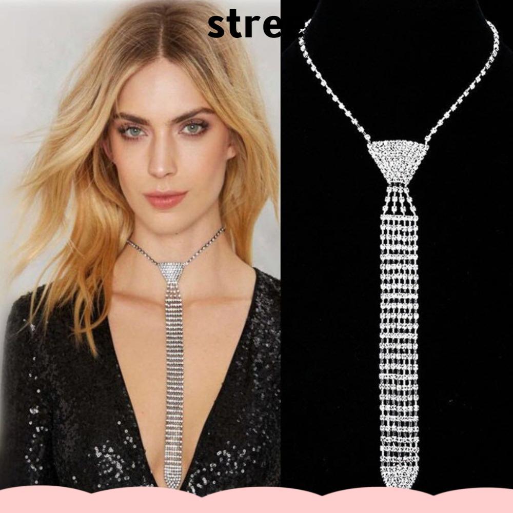 Long Necklace สุภาพสตรีแฟชั่น ดีไซน์สายโซ่ลูกปัดหรูหรา