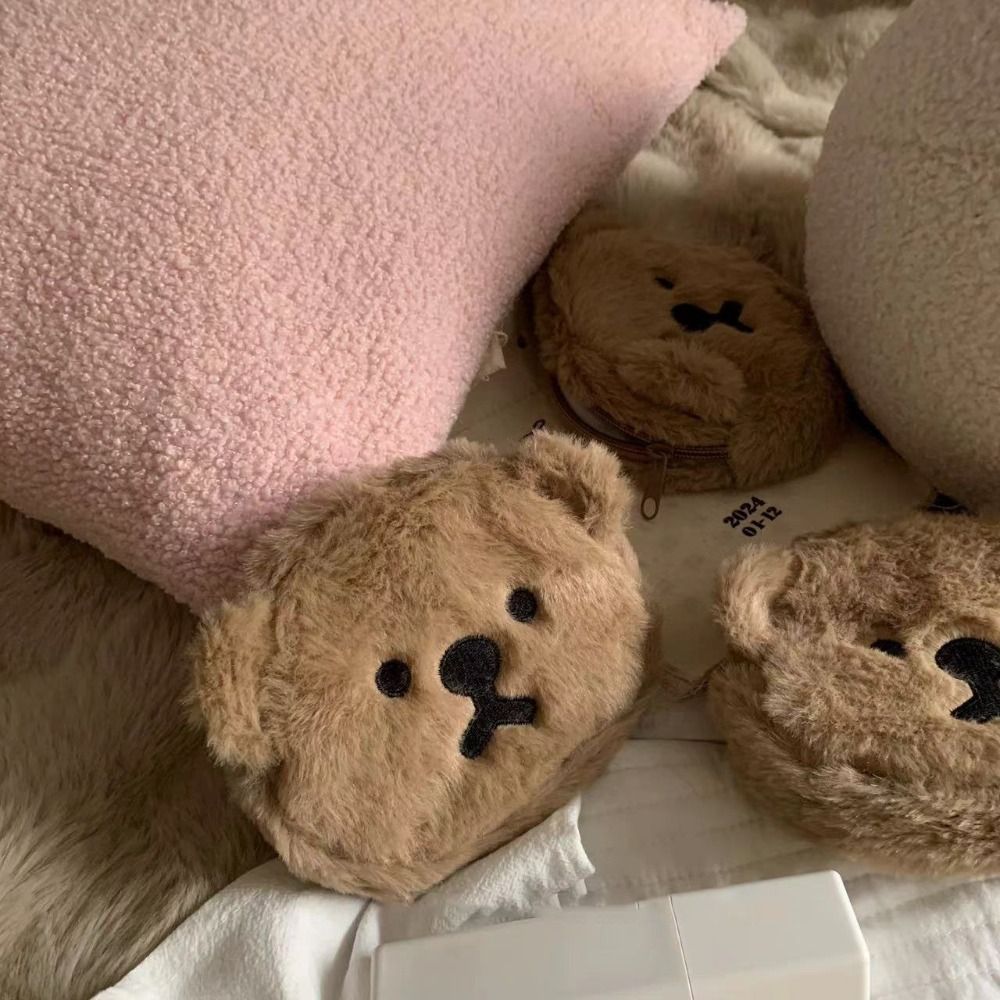กระเป๋าสตางค์น่ารักลายหมี สำหรับเก็บเหรียญและเครื่องสำอาง ของขวัญสำหรับผู้หญิง ราคา ถูกที่สุด ดีลบีเคเค แกลเลอรีภาพที่ 8