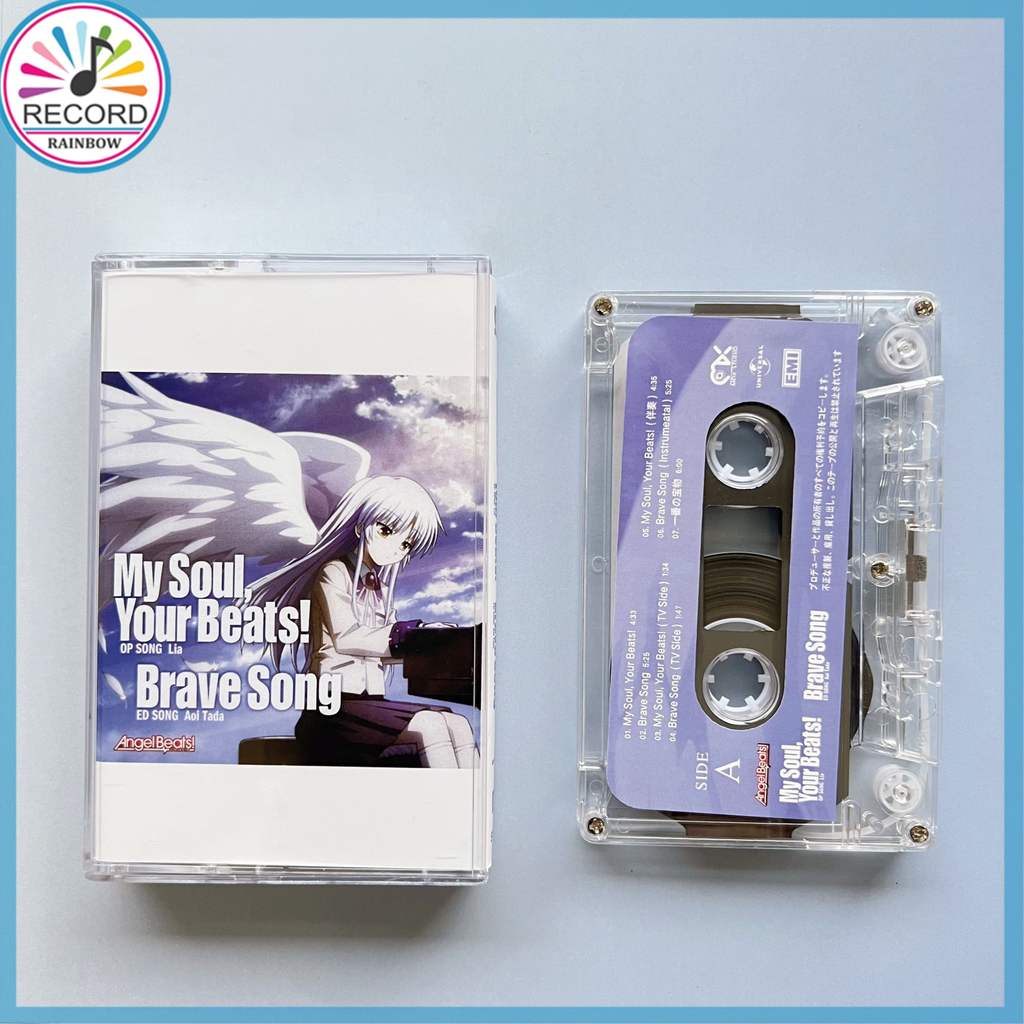 Angel Beats My Soul Your Beats! Brave Song Cassette Tape Brand New [Sealed] Original