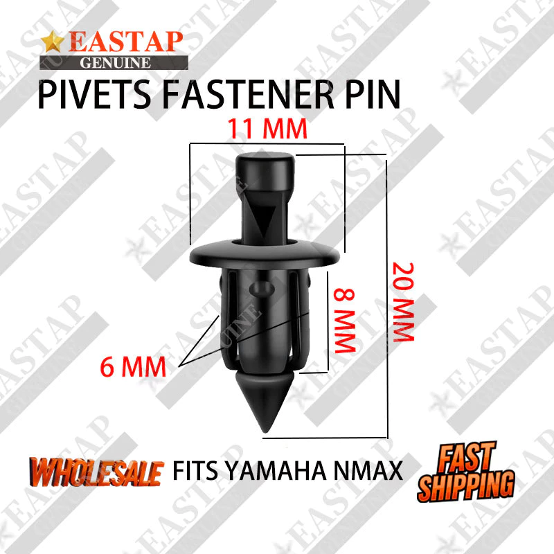 สําหรับ Aerox,Nmax,Ninja,Adv150,PCX, RaiderFi, R15,R3 Rivet Clips Push In Rivets Fastener Pin