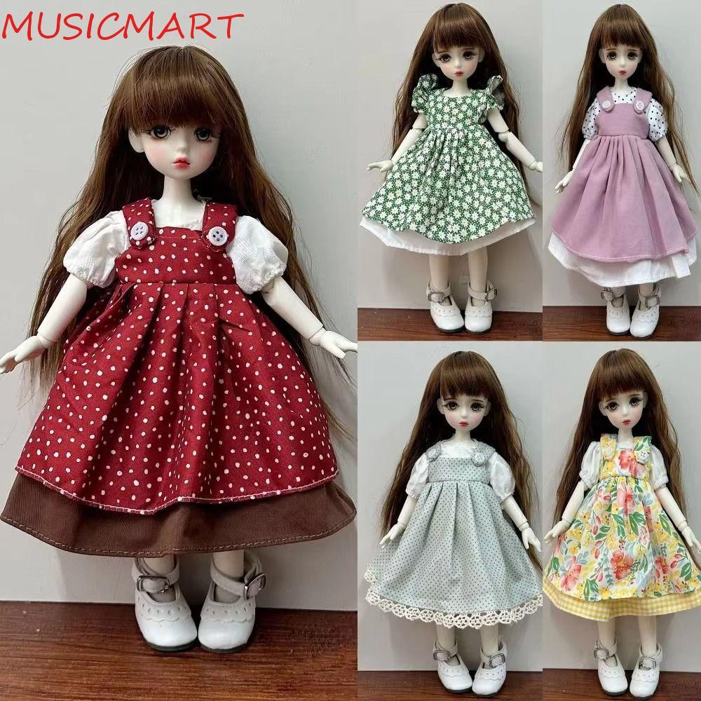 MUSICMART ตุ๊กตา Elegant Dresses ชุดลําลอง Party Clothes 30cm Doll Clothes, Fashion Dress Up Humanoi