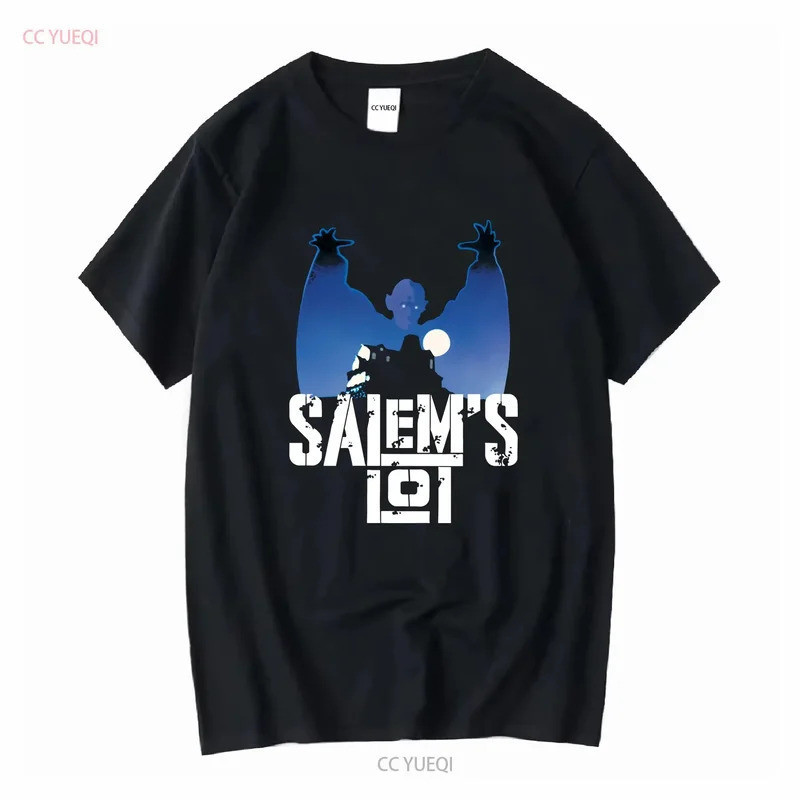 ขายเสื้อยืดภาพยนตร์สยองขวัญคลาสสิก Salem's Lot แขนยาวหรือแขนสั้น 255 เสื้อวินเทจสำหรับสวมใส่ทุกวัน ห