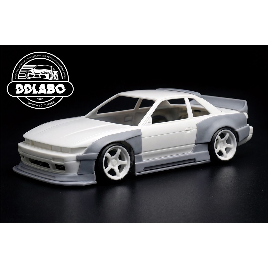 DDL-AR004 DDLABO Widebody kit V1 for MZN178 MINI-Z S13 Silvia ศูนย์ไทย