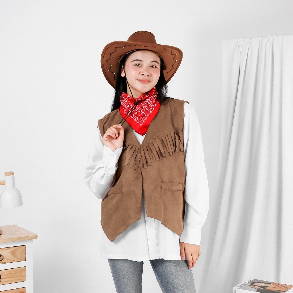 ผู้ใหญ่ RAWIS COWBOY VEST / COWBOY VEST / COWBOY