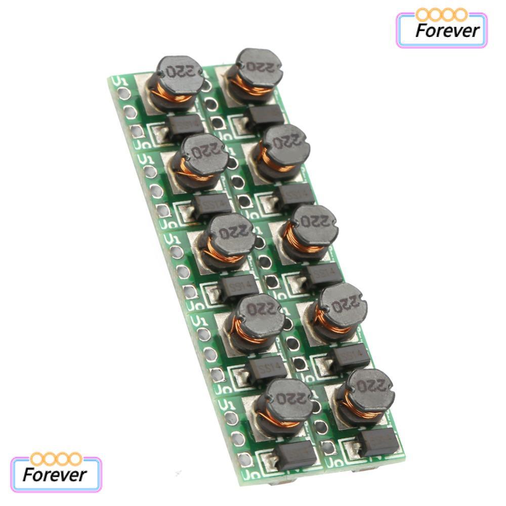 FOREVER 10 ชิ้น Set up Converter โมดูล, DC-DC 1.5V 1.8V 2.8V 3V 3.3V 3.7V 4.2V ถึง 5V Boost Converte
