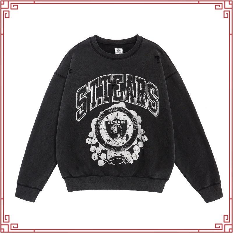 URTHE - เสื้อสเวตเตอร์ เสื้อกันหนาว Oversize รุ่น WILDERNESS FADED SWEATSHIRT