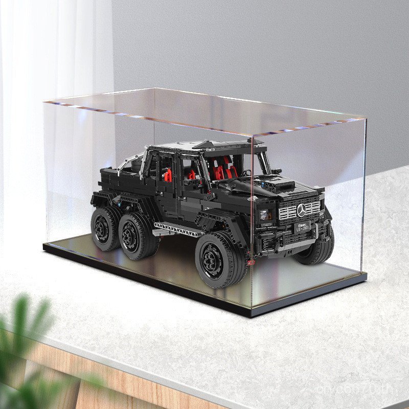 กล่องเก็บของโปร่งใสเหมาะสําหรับฝาครอบกันฝุ่นกล่องแสดงอะคริลิค j901 รูปกล่อง Mercedes-Benz ขนาดใหญ่ g