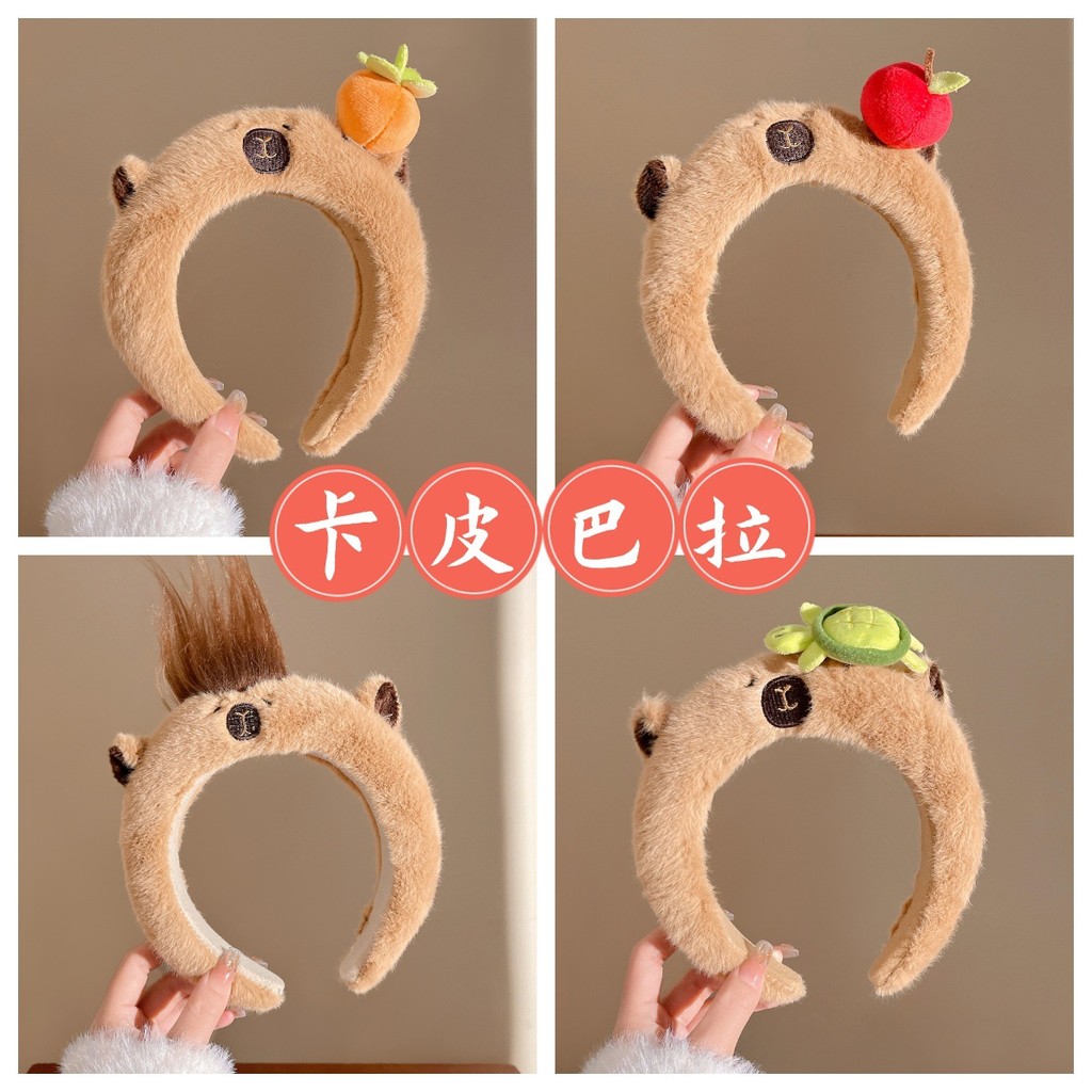 สายคล้องผม Kabara แบบตุ๊กตาคางาระและแคปยาระ สำหรับเครื่องประดับผมและสวมใส่เล่น