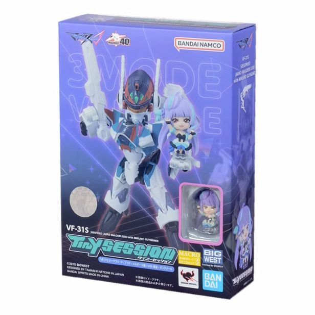 Bandai TINY SESSION Macross VF-31S Meiyun Blast Deformation