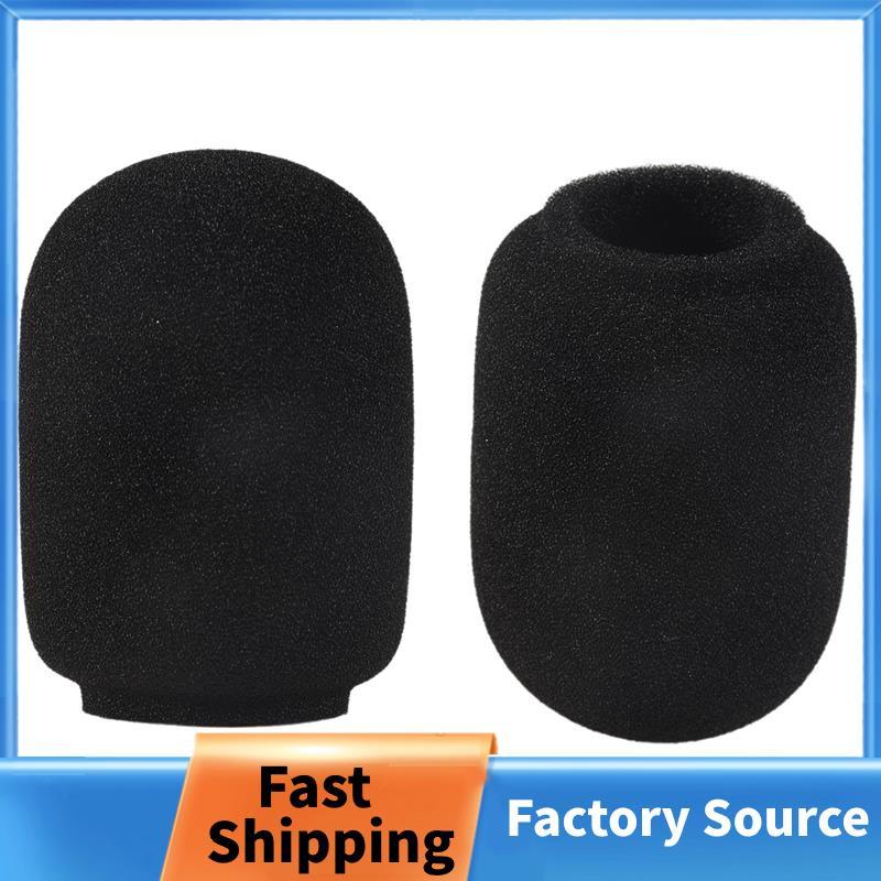 2 ชิ้นกรองกระจกไมโครโฟนฟองน้ําโฟมสําหรับ PGA27 27 SM7B SM 7B Mic เปลี่ยนฟองน้ําฝาครอบ