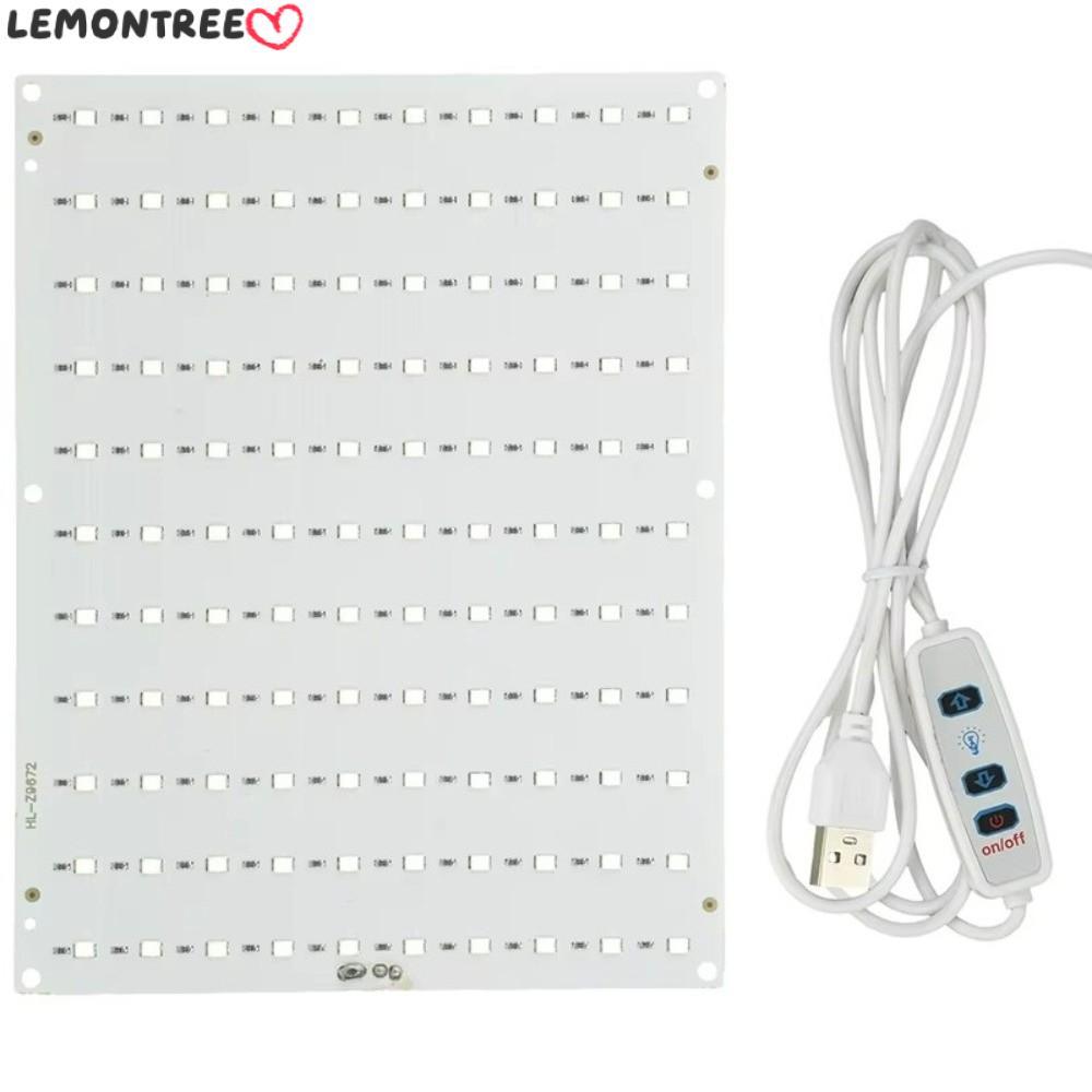 LEMONTREE LED Backlight แผง, 5.5W 6500K แสงสีขาว LED Light Board,ทนทานอินเทอร์เฟซ Type-c 110 โคมไฟลู
