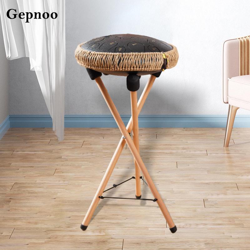 [Gepnoo] Ethereal Drum Stand ขายึดกลอง Handpan สามเหลี่ยมน้ําหนักเบาสําหรับเล่นโยคะ