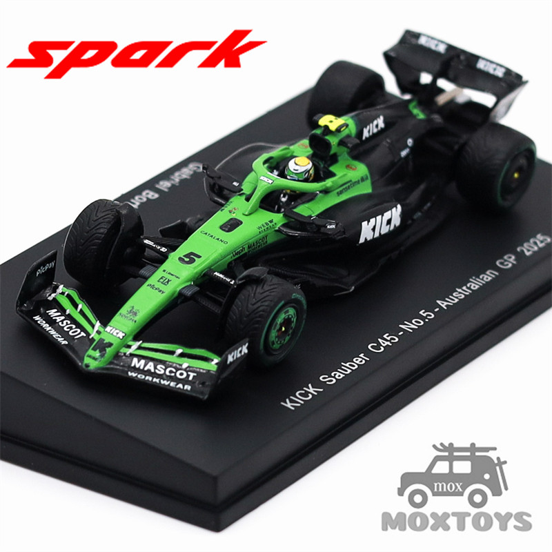 Spark 1:64 KICK SAUBER C45 NO.5 STAAKE F1 TEAM KICK SAUBER AUSTRALIAN GP 2025 รถโมเดลDiecast