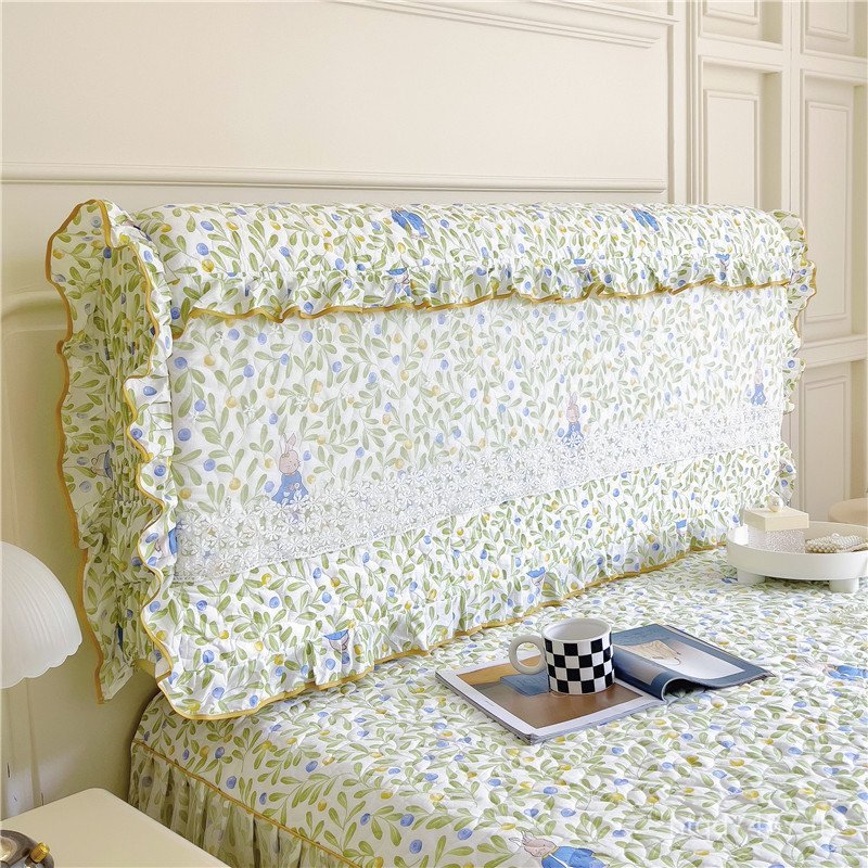 เตียงสีส้มไม้กระดานผ้าหมวก 9wor ฝาครอบป้องกัน Plus ชุดเตียงผ้าฝ้ายยืดหยุ่นหนังด้านข้างรวมทุกอย่างลูก