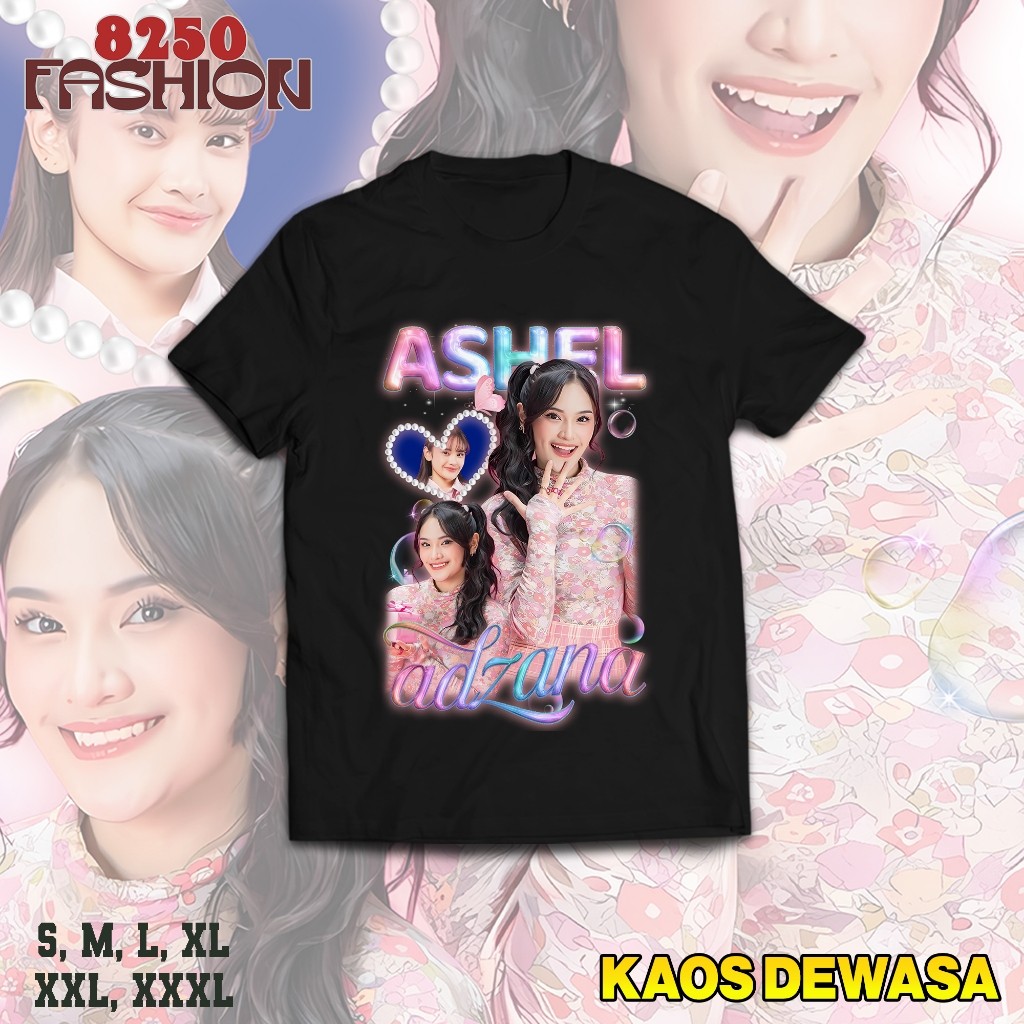 Ashel JKT48 Bootleg เสื้อยืดวัสดุพรีเมี่ยม My Oshi สมาชิก JKT48 คอลเลกชันเสื้อยืด JKT48