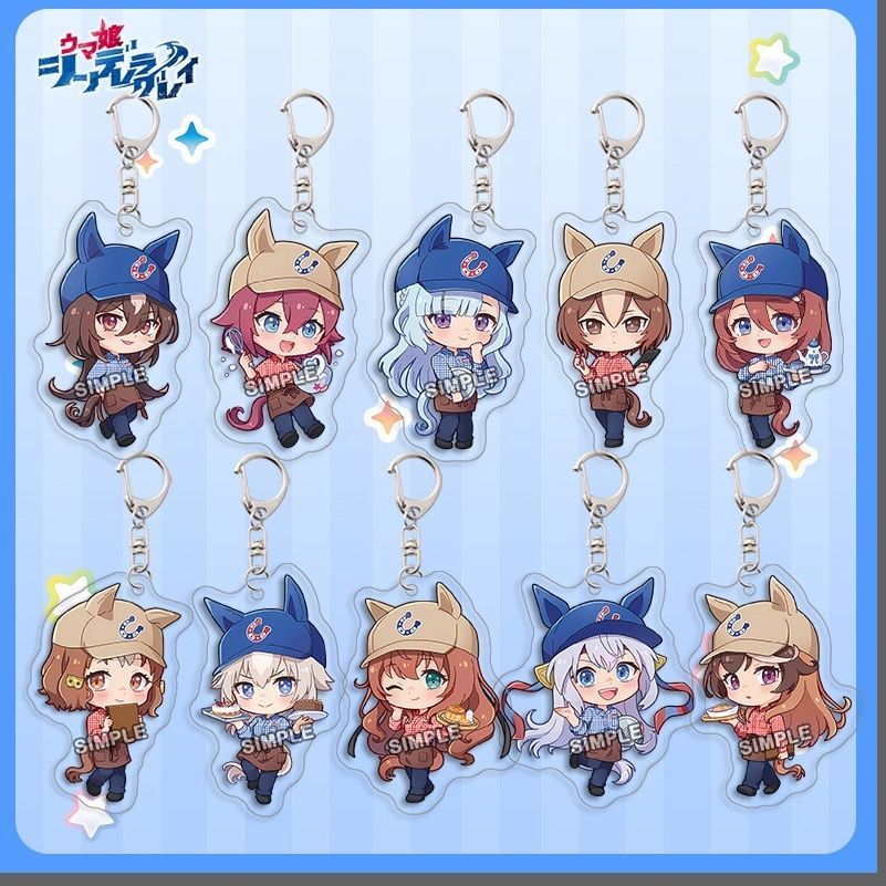 Umamusume Pretty Derby Oguri Cap Symoni Rudyolf Belno Light Maruzensky Tamamo Cross Super Creek พวงก