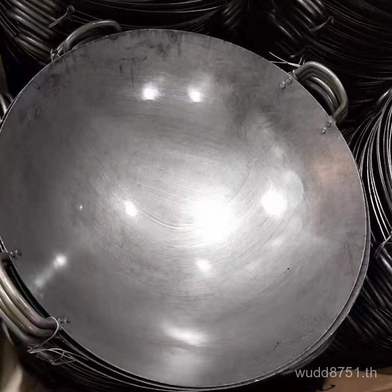 Guang Hotel กระทะหนากระทะเหล็กขนาดใหญ่สไตล์โรงแรมโรงอาหารโยน 7l8k1.5 เหล็กดัดหูคู่เชิงพาณิชย์ XVEW