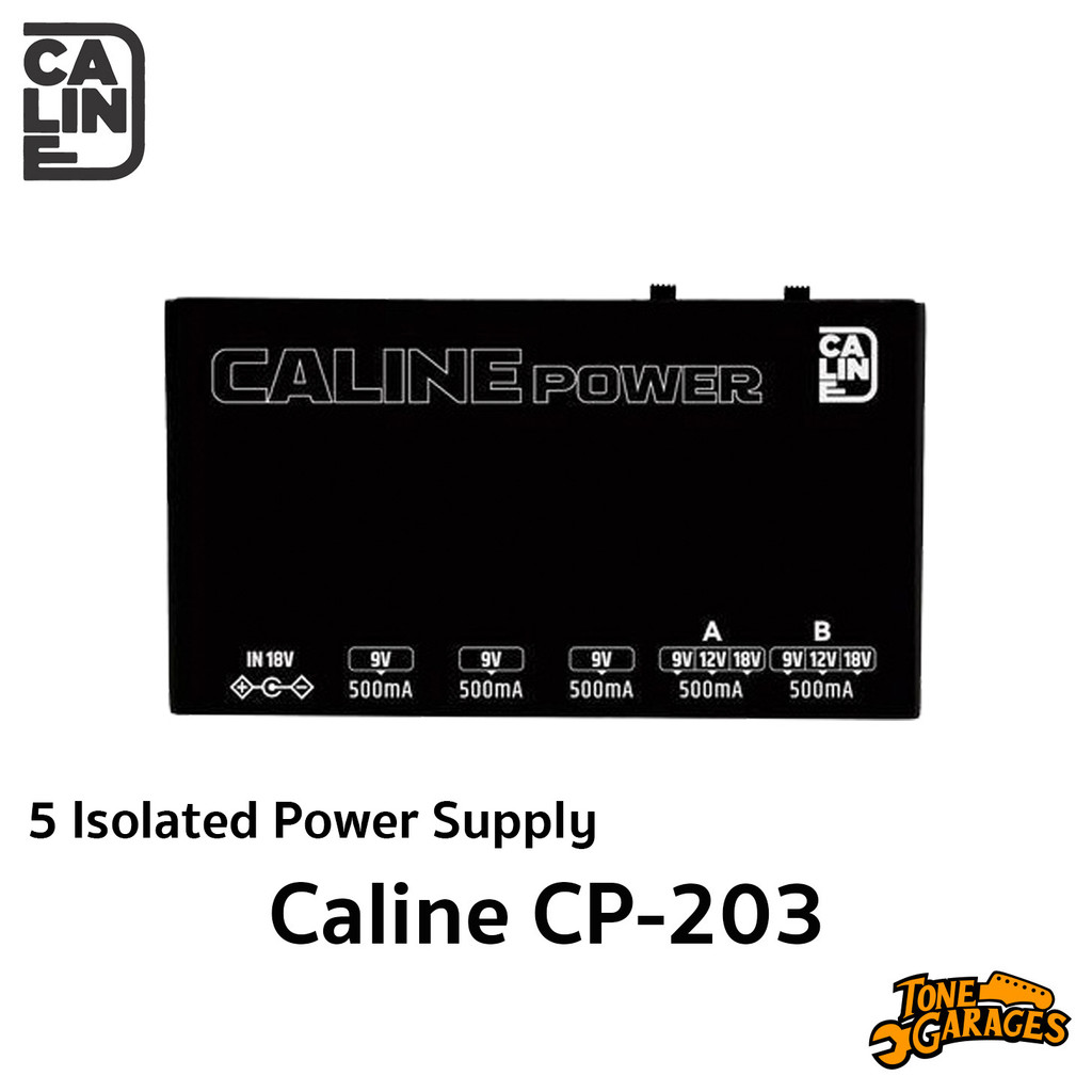 Caline CP-203 High-Current Fully Isolated Switchable Power Supply 5 ช่องพาวเวอร์ซัพพลาย เอฟเฟคกีต้าร์