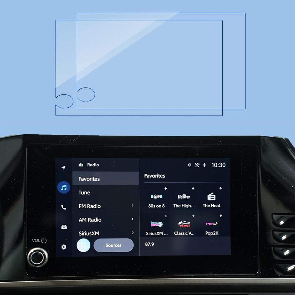 2pcs 8 นิ้ว Camry ป้องกันหน้าจอสําหรับ 2025 Toyota Camry อุปกรณ์เสริม 2023-2025 Toyota RAV4 2025 Cam