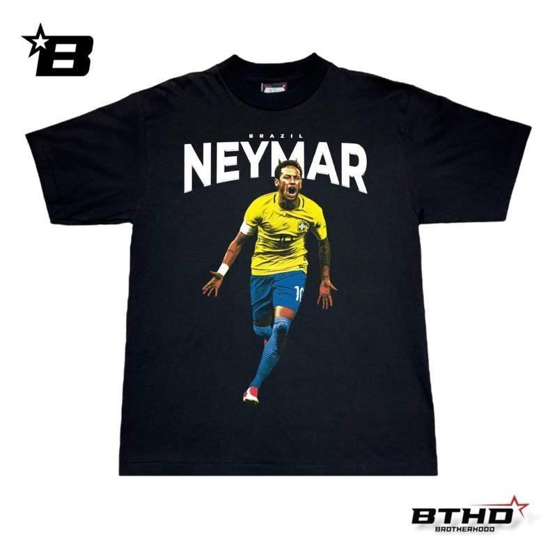 BTHD: NEYMAR BRAZIL เสื้อทรงโอเวอร์ไซส์คอฟิต ผ้าComb20  เสื้อ ผ้า