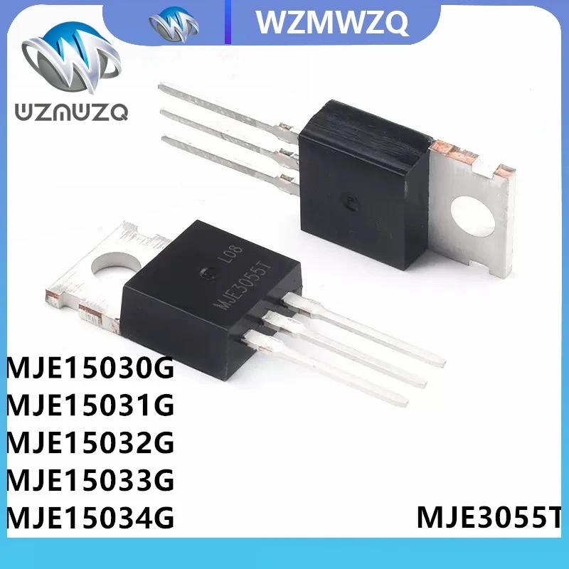 5PCS MJE3055T TO220 MJE3055 3055T MJE2955T MJE2955 2955T MJE15033G MJE15032G MJE15034G MJE15035G MJE