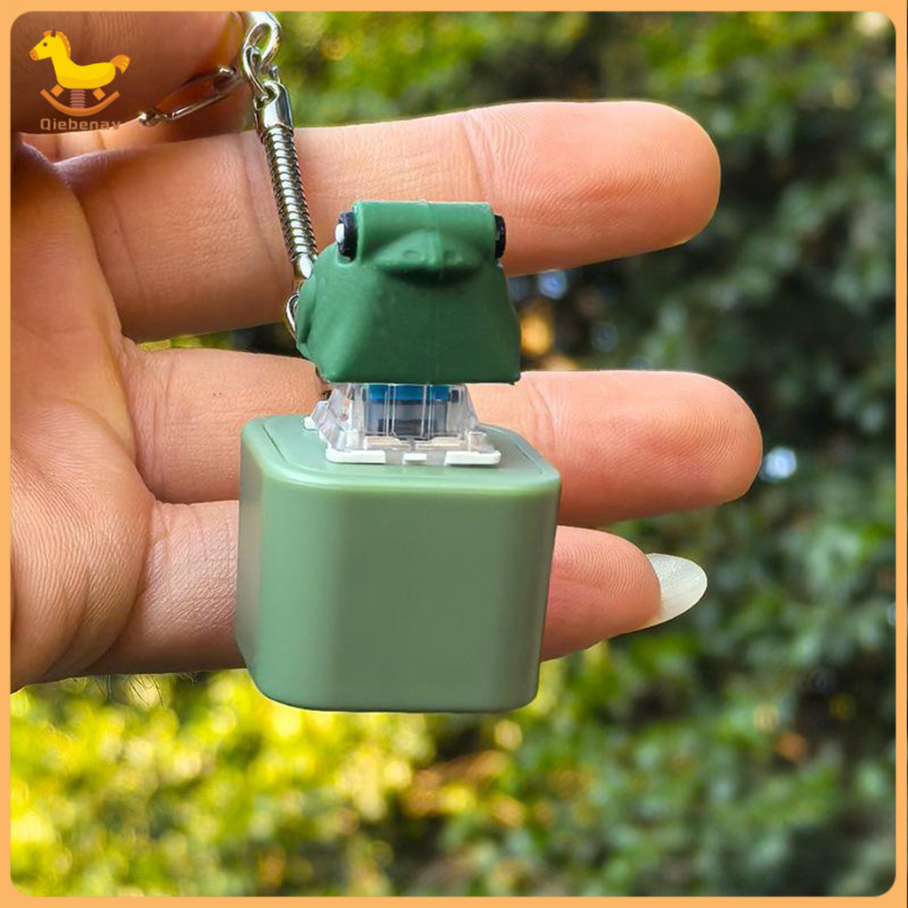 BABY Frog Croaking Fidget Toy Keyboard Click Fidget Toy 1/2/3 ชิ้น Croaking Frog Keyboard Fidget Toy