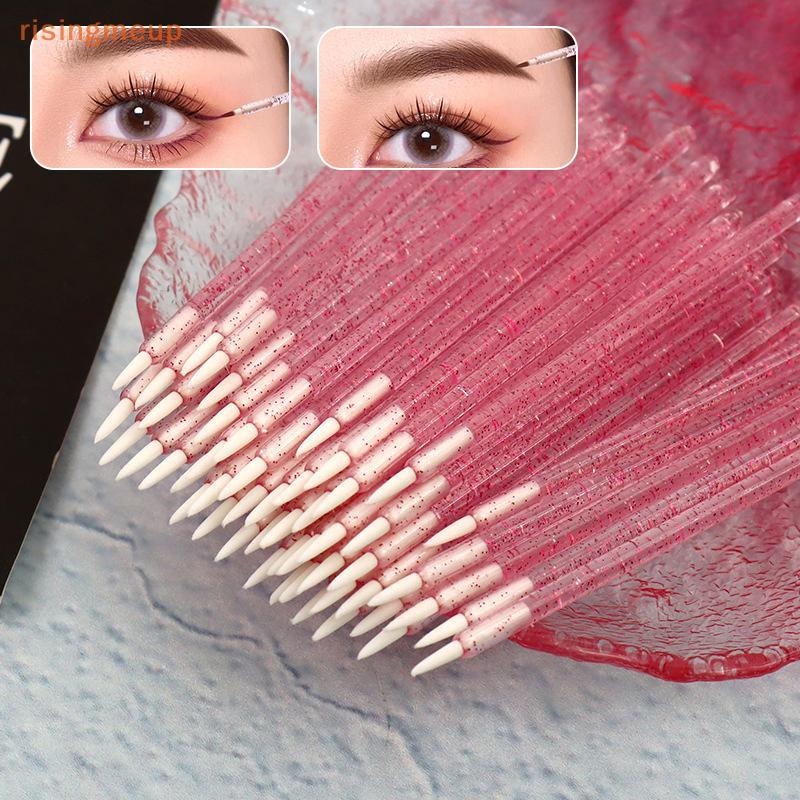 [risingmeup] Floing Lip Brush Lip Gloss Brush Crystal Rod Mini Lip Glaze Brush Disposable Lip Gloss 