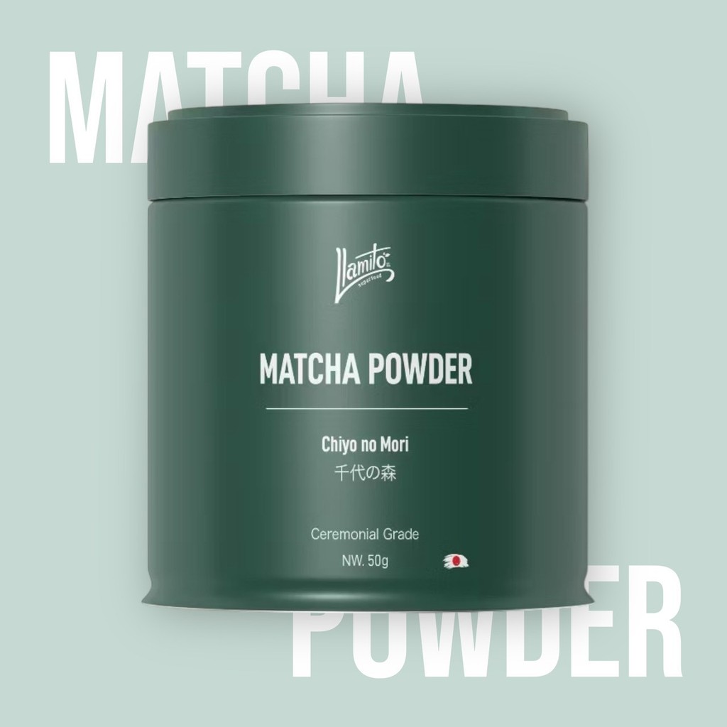 Llamito Chiyo no Mori Matcha Powder (50กรัม) ผงมัทฉะ ยามิโตะ 🇯🇵