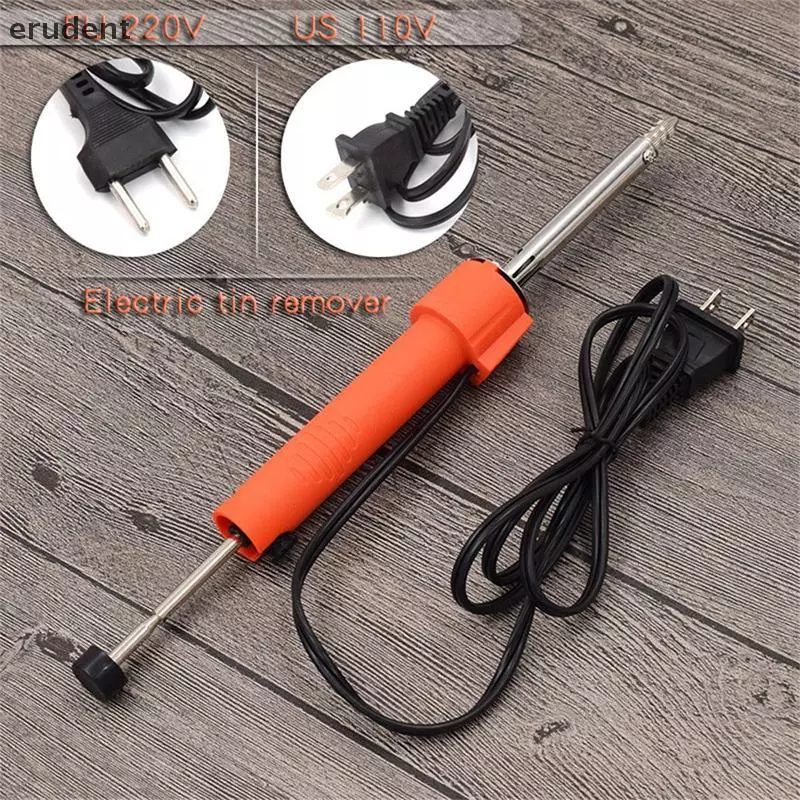 Erudent Electrothermal Vacuum Solder Suer 110-220V EU US ทนทาน Desoldering ปั๊มบัดกรีปากกาเหล็ก Dual Purpose Repair เครื่องมือใหม่