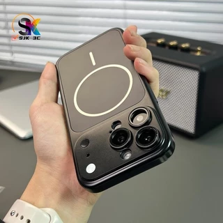 หรูหราอัพเกรดทันทีเปลี่ยนเป็น 17Pro series Matte เคสโทรศัพท์สําหรับ iPhone 17 16 15 14 13 Pro Max เปลี่ยน 17 ProMax ปลอก PC + Matte กลับแม่เหล็กกันกระแทกป้องกันกรณี