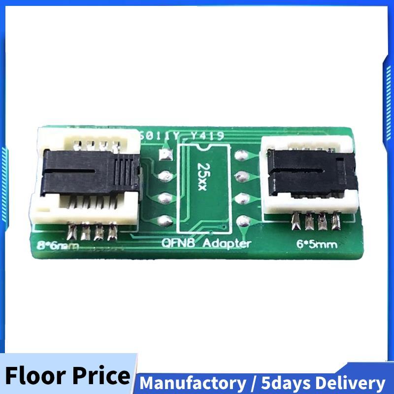 QFN8 /WSON8/MLF8/MLP8/DFN8 ถึง DIP8 ซ็อกเก็ตสองในหนึ่งเดียว/อะแดปเตอร์สําหรับทั้ง 6x5 มม.และ 8x6 มม.