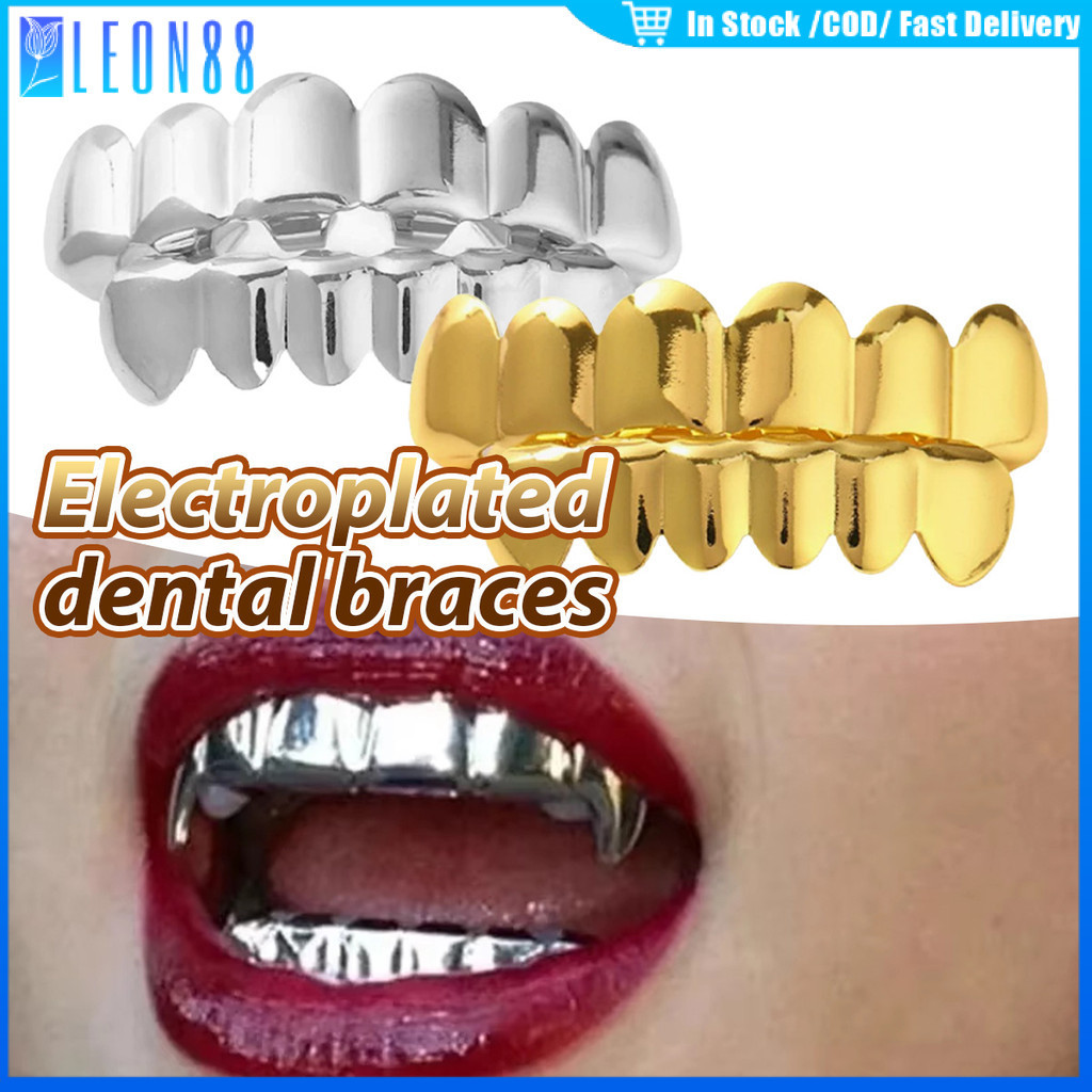 ของมาใหม่！ฟันฮิปฮอป เครื่องประดับทันตกรรมที่ถอดออกได้ ฟันhip hop teeth grillz ใส่ง่าย สำหรับปาร์ตี้ 