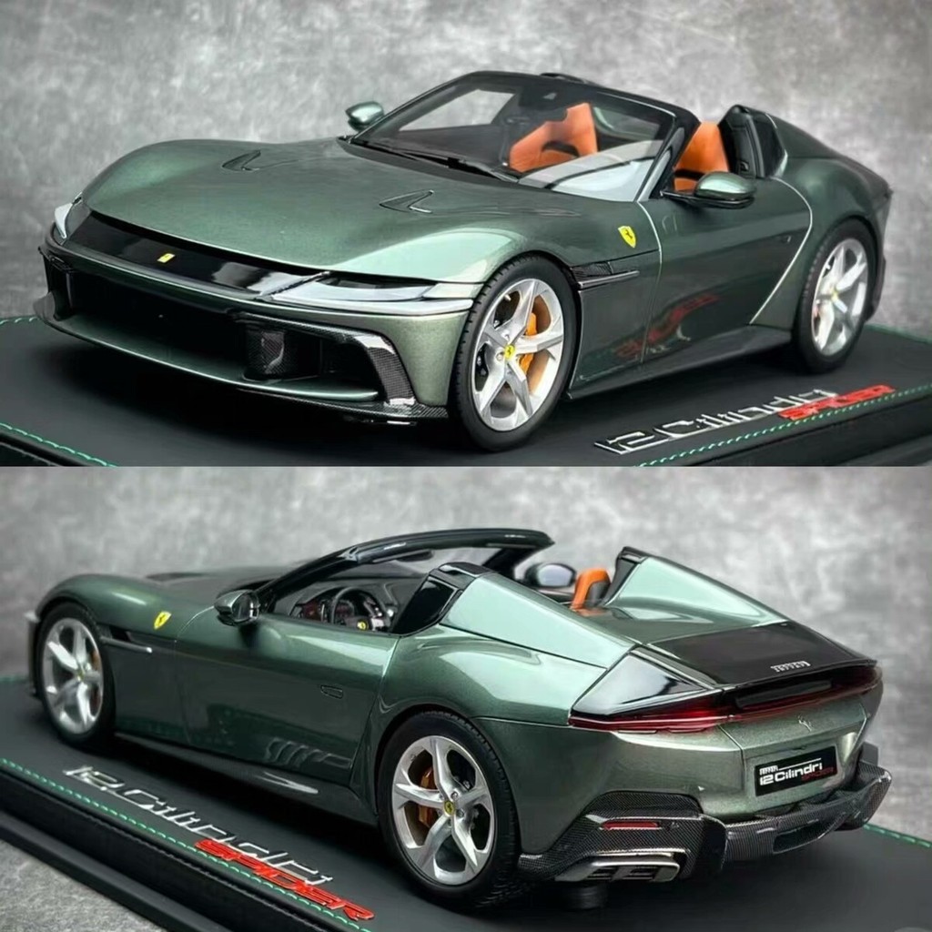 BBR 1: 18 Ferrari Ferrari 12 Cilindri SPIDER Convertible Car Model