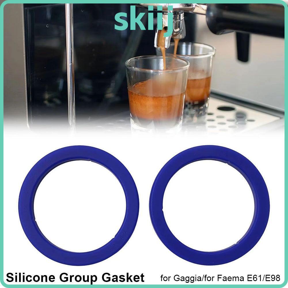 SKIIJ 1 ชิ้นซิลิโคนกลุ่มปะเก็น, Leakproof E61 Group Head Seal Kit, 8.5 มิลลิเมตร O-Ring ปะเก็น Coffe