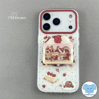 เคสไอโฟน13 17เคสIMDดวงตาเทวดาลายสตรอเบอร์รี่ขนม ม้า2026 สำหรับ IPhone 15 17 13 Air 16 12 11 14 Pro Max 15 14 16 Plus