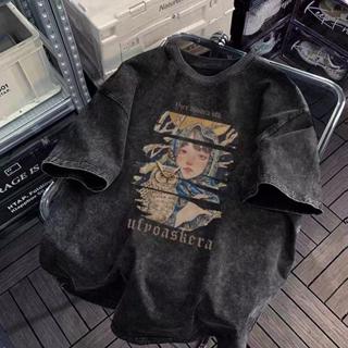 (COD) LUVORO T-Shirt ลาย เนื้อผ้านุ่มระบายอากาศดี ผู้ชายเสื้…