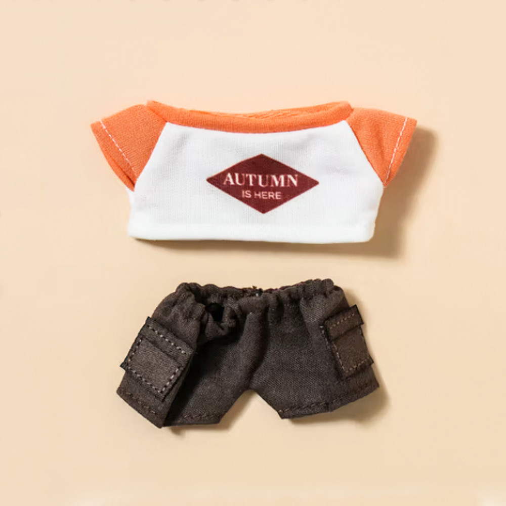 [Daiso Korea] พร้อมส่งในไทย Doll Clothes ชุดตุ๊กตาเกาหลี เสื้อยืด กางเกงคาร์โก ของแท้ 100% จากเกาหลี