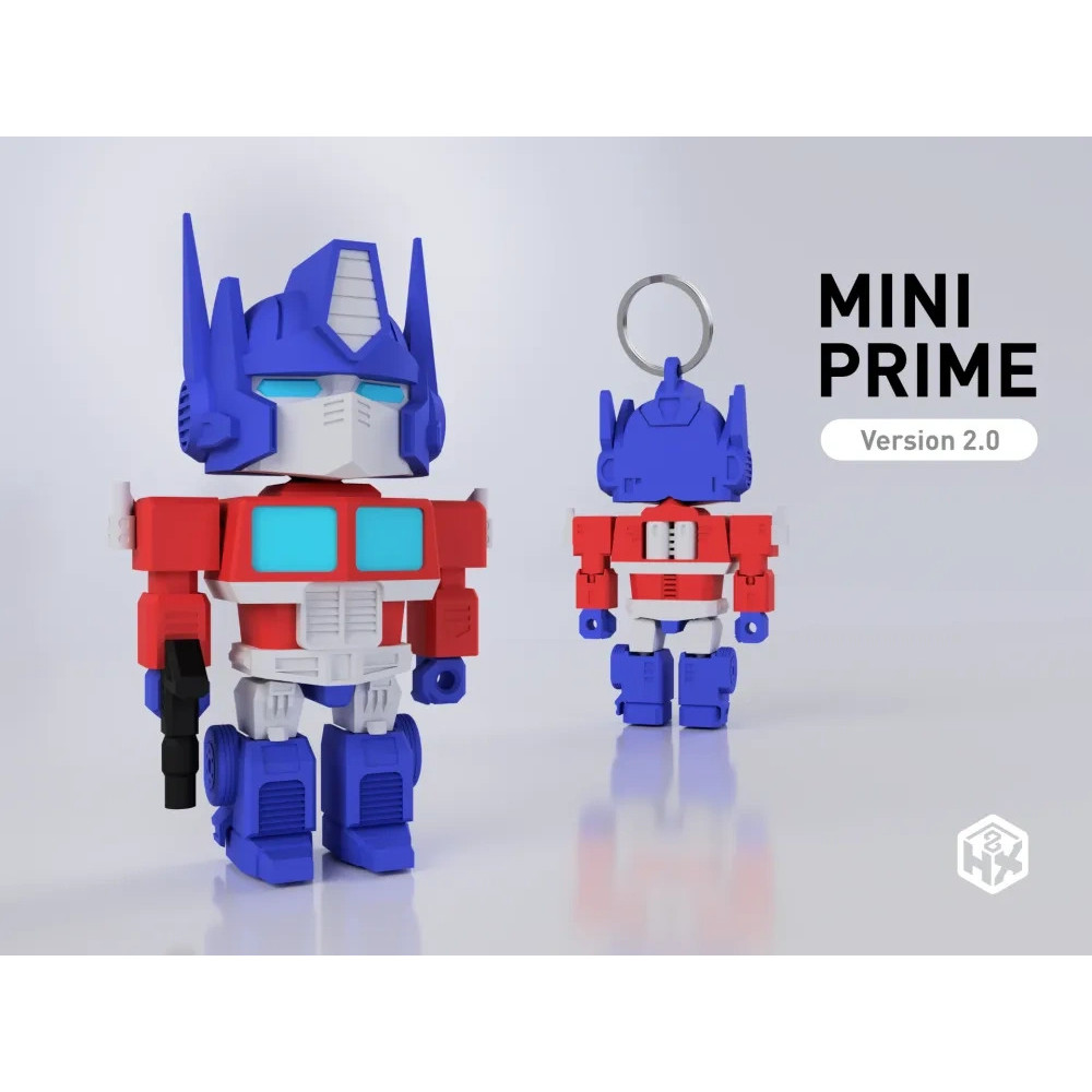 [Meow.sensei] หม้อแปลงแบบเคลื่อนย้ายได้ Optimus Prime Flexi Optimus Prime ออกแบบโดย HX8