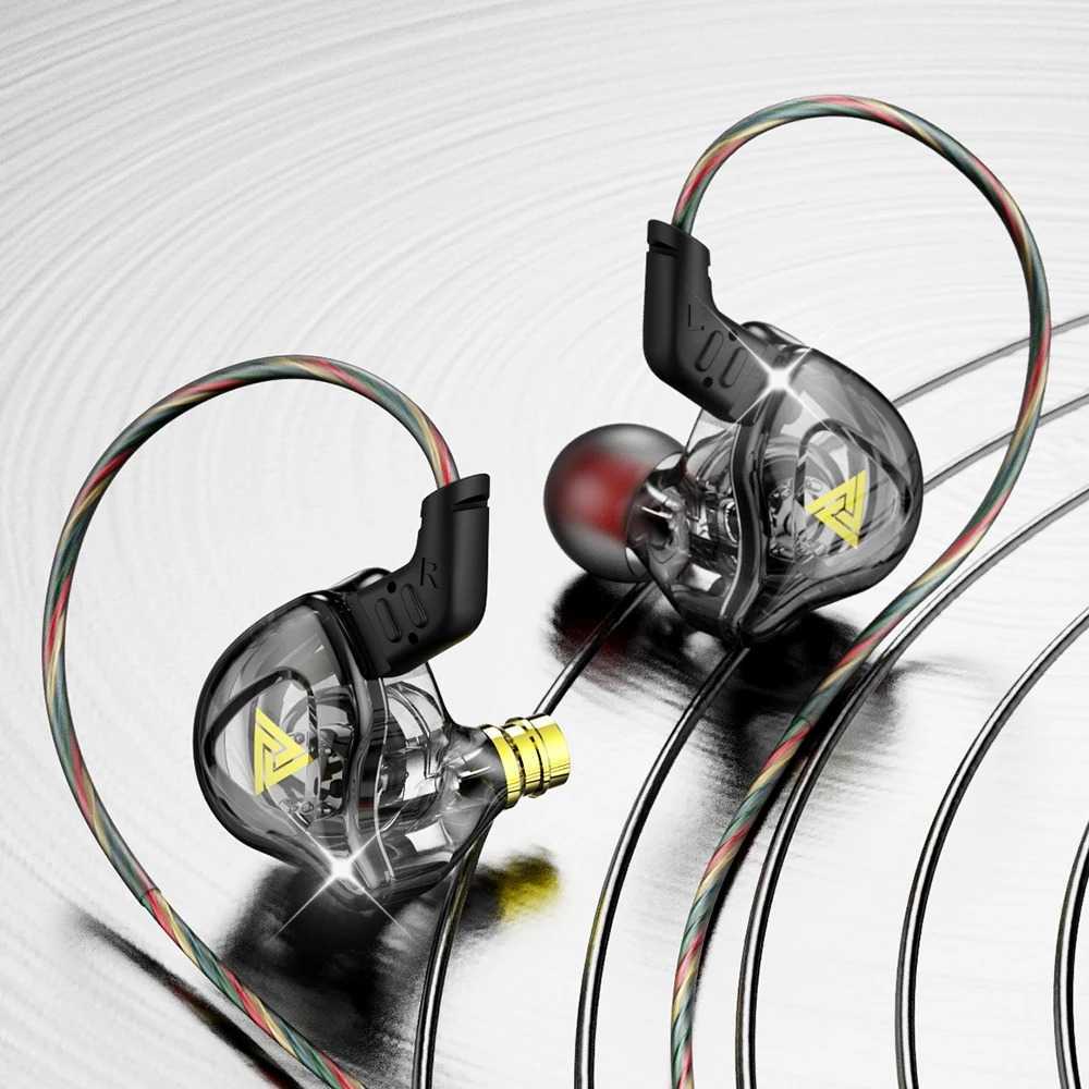 Domura หูฟังแบบมีสาย IEM In Ear Monitor Dynamic HiFi Gaming Music Bass - QKZ-AK6-DMX