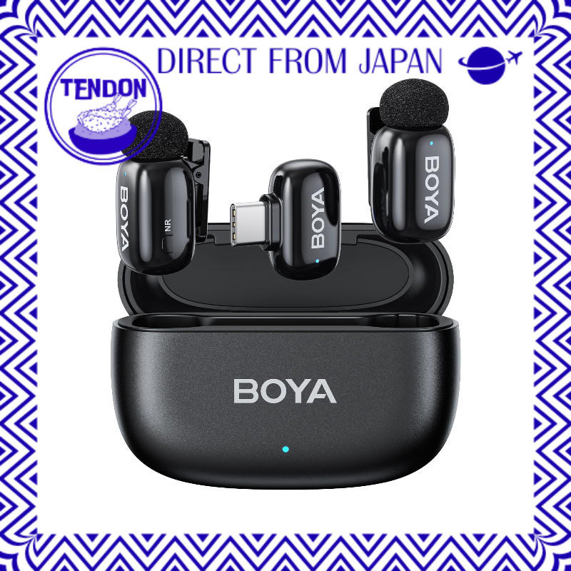 BOYA mini 2 Wireless Microphone 5g Ultra-Lightweight Lavalier Mic Compatible with iPhone 17/16/15 Se