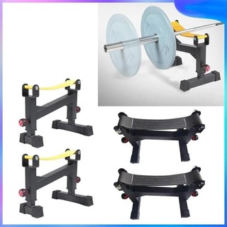 YINGERJIAN Deadlift Sling Rack ใช้งานง่าย ชั้นวางบาร์เบล 1 คู่ Home Gym Deadlift มัลติฟังก์ชั่นการออกกําลังกาย