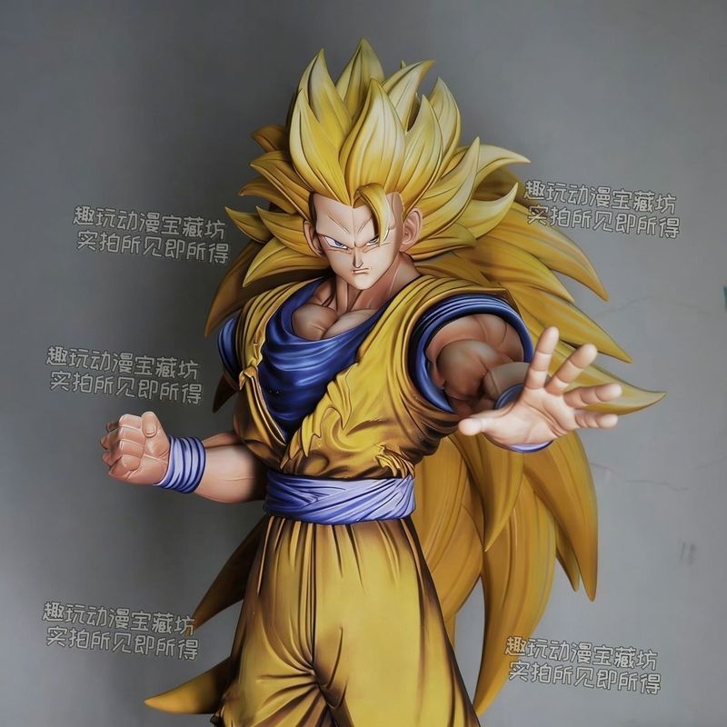 JK Dragon Ball อะนิเมะ Merchandise รุ่น Play Series Super Saiyan LP Super สาม Goku รูปของขวัญตกแต่ง