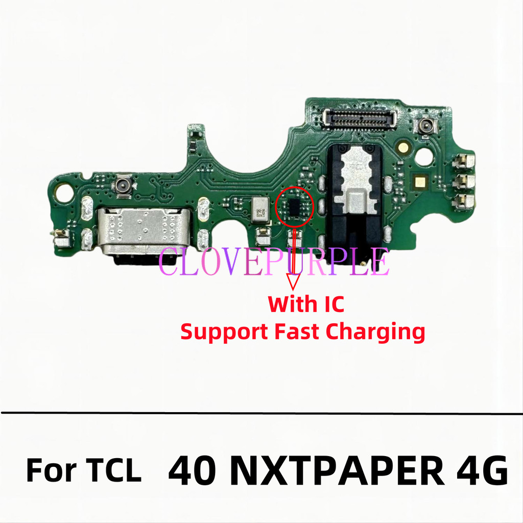 1X USB Charger Dock Connector พอร์ตชาร์จ Flex Cable สําหรับ TCL 40 Nxtpaper 4G/T612B