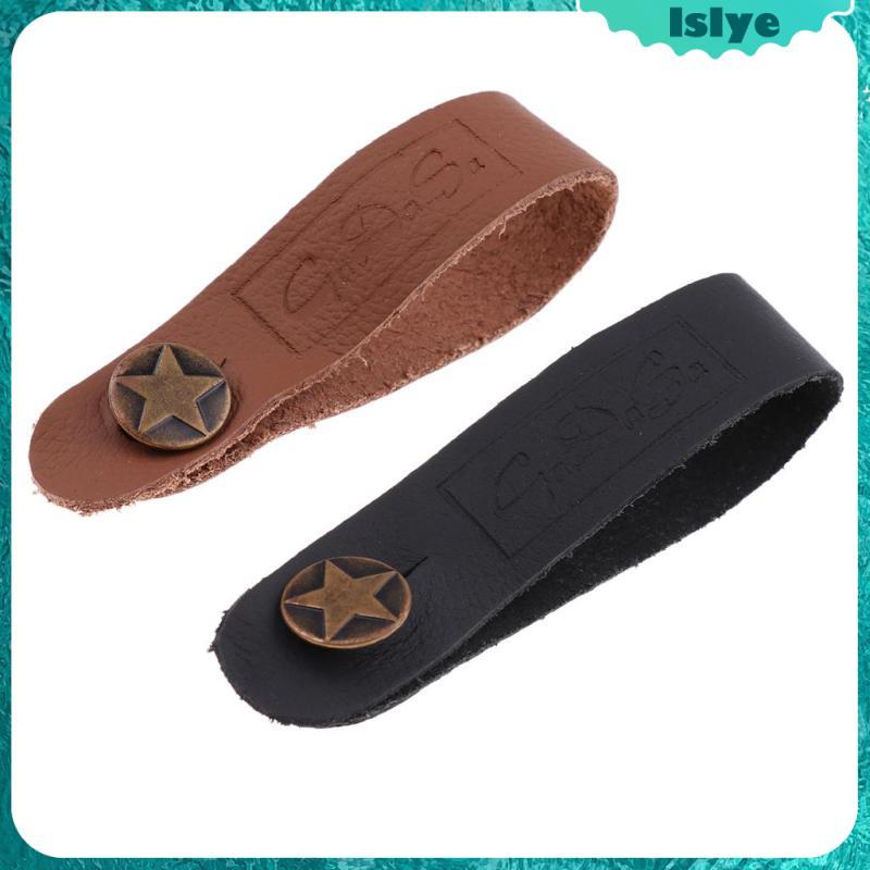 [Lslye] กีตาร์หนัง Ukulele สายคล้องตะขอปุ่มสําหรับกีตาร์คลาสสิกอะคูสติกพื้นบ้าน 8.27x0.87 นิ้ว