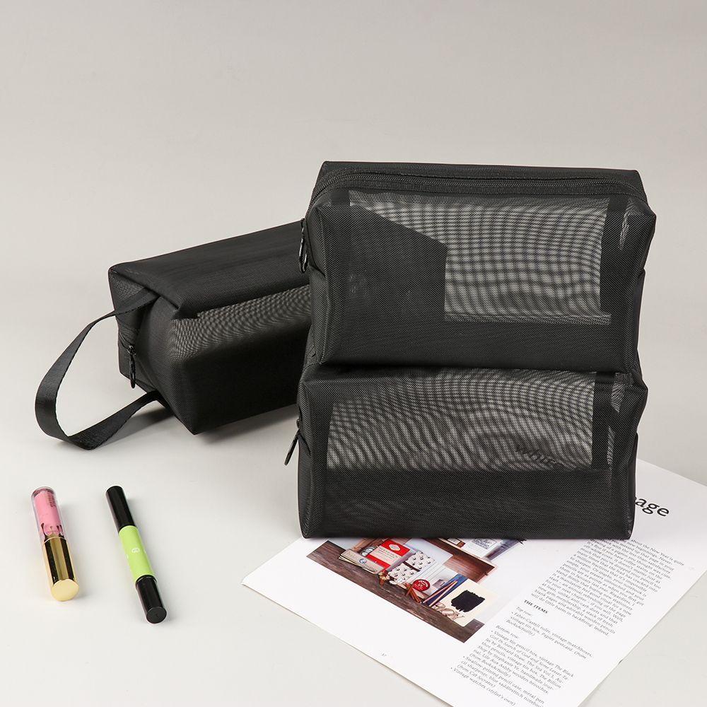Tonfashion กระเป๋าเครื่องสําอาง กระเป๋าตาข่าย สําหรับตั้งแคมป์ - รูปที่ 2