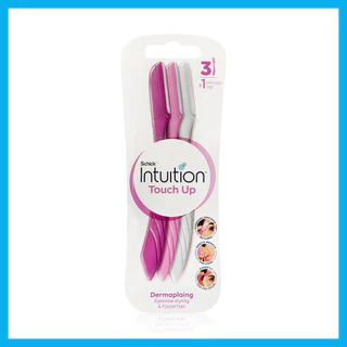Schick Intuition Touch Up 29.8g ชิค มีดกันคิ้ว 3 ชิ้น.