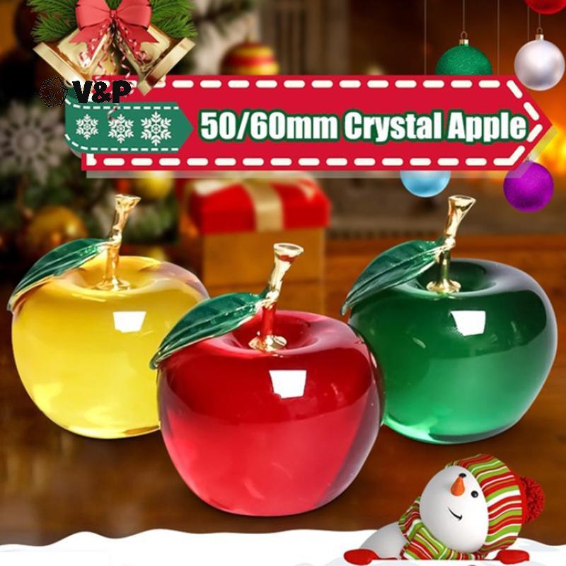 V&P 50/60 มม.เคลือบ K9 คริสตัลหัตถกรรมแก้ว Paperweight Home Desktop Decor