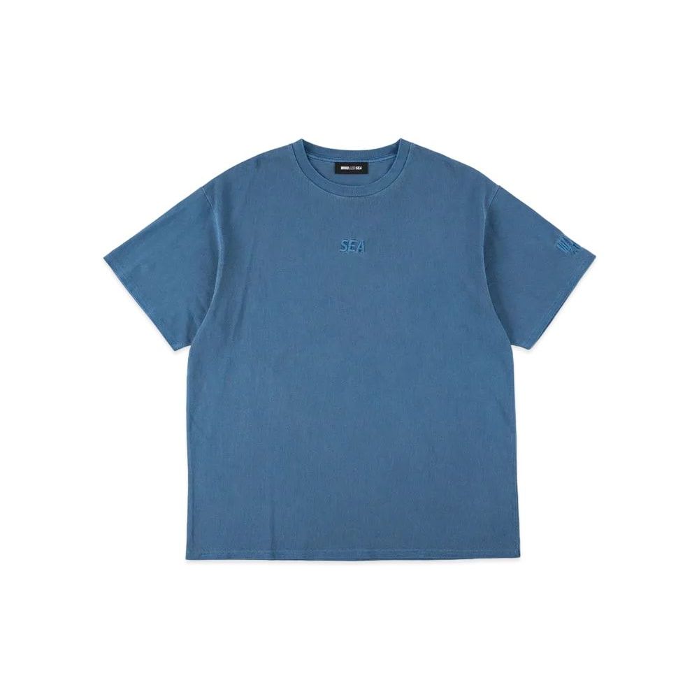WIND AND SEA (PIGMENT-DYE) SS T-SHIRT D.Blue Unused